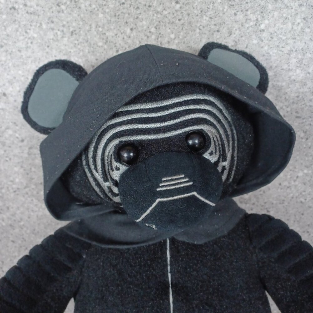 Star Wars Kylo Ren Black Build A Bear The Force Awakens Plush Stuffed Animal Toy - Picture 2 of 7